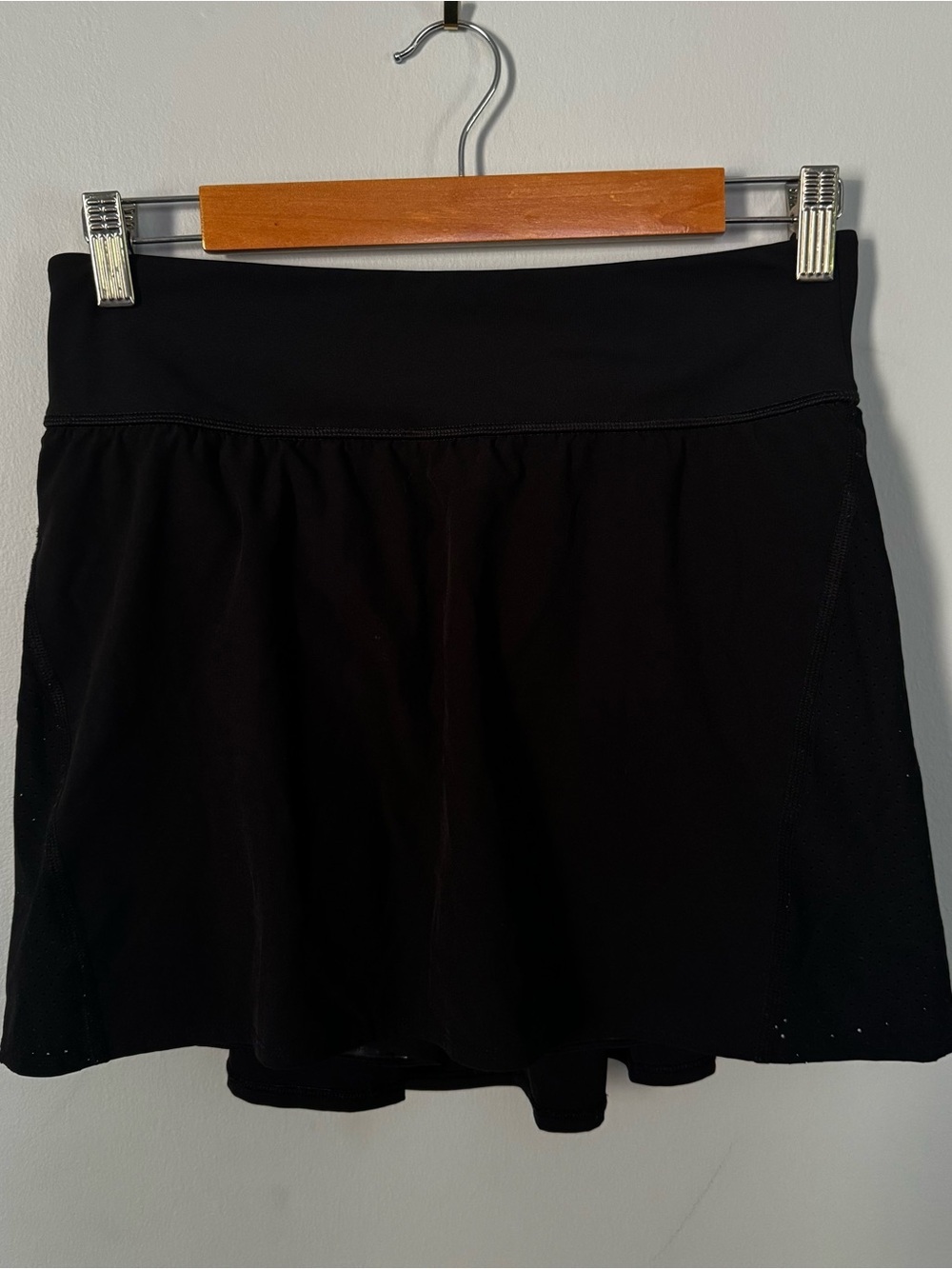 Spanx Black Active Skort Medium Athletic Tennis Golf Running Skirt